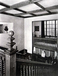 The main staircase in 1938 [HN2-Spen4/12]